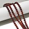 Natural Amber Beads Strands, Round, 5.8~6.5mm, Hole: 1mm, about 62pcs/strand, 15.04''(38.2cm)