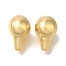 Brass Beads, Nuggets, Real 18K Gold Plated, Cadmium Free & Nickel Free & Lead Free, 10x7mm, Hole: 1.4mm