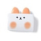 Opaque Resin Cabochons, Rabbit, Orange, 23x24.5x10mm