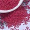 MIYUKI Round Rocailles Beads, Japanese Seed Beads, 11/0, (RR476) Opaque Red AB, 2x1.3mm, Hole: 0.8mm, about 1111pcs/10g