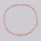 Bohemian Style Rainbow Glass & Brass Beaded Handmade Fashion Women's Bracelet