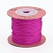 Nylon Cords, String Threads Cords, Round, Camellia, 1.5mm, about 27.34 yards(25m)/roll
