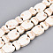 Synthetic Howlite Beads Strands, Fish, 19~20x10.5~11x5.5~6mm, Hole: 0.9mm, about 19pcs/strand, 14.57 inch(37cm)