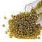 TOHO Round Seed Beads, Japanese Seed Beads, (2155S) Silver Lined Chamomile, 8/0, 3mm, Hole: 1mm, about 222pcs/10g
