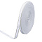 Polyester Rhombus Jacquard Ribbons, Clothes Accessories, White, 1/2 inch(12mm)