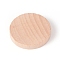 Unfinished Natural Poplar Wood Cabochons, Flat Round, BurlyWood, 29.5~30x4.5~5mm