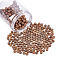 180g Natural Wenge Wood Beads, Lead Free, Round, Dyed, Coconut Brown, 8mm, Hole: 2mm, about 700pcs/180g