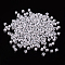 Acrylic Letter beads, Cube, 6mm in diameter, about 2600pcs, hole: about 3.2mm, 2600pcs/500g