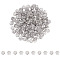 5-Petal 304 Stainless Steel Bead Caps, with Bead Container, Stainless Steel Color, 8x4mm, Hole: 1mm, 200pcs/box