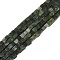 Natural TaiWan Jade Beads Strands, Cube, 3.5x3.5x3.5mm, Hole: 0.7mm, about 110pcs/strand, 15.16''(38.5cm)