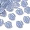 Plastic Enamel Cabochons, Gray, Shell Shape, 19x21.5~22x4.8mm