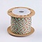 Cotton Thread Cords, Macrame Cord, For Jewelry Making, Colorful, 1mm, about 21.87 yards(20m)/roll