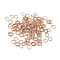304 Stainless Steel Open Jump Rings, Rose Gold, 2.5x0.3mm, Inner Diameter: 1.5mm