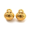 Tibetan Style Alloy Charms, Cadmium Free & Lead Free, Bell, Antique Golden, 12x10mm, Hole: 2.3mm, about 362Pcs/1000G