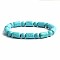 Turquoise Bracelet with Elastic Rope Bracelet, Male and Female Lovers Best Friend, Bead: 6mm