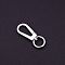 316 Surgical Stainless Steel Swivel Clasps, Stainless Steel Color, 47x17.8mm