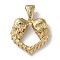 PVD Vacuum Plating 304 Stainless Steel Pendants, Skull Charms, Golden, 45x34.5x11mm, Hole: 10x5mm