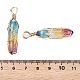 Подвески lampwork GLAA-T023-07M-4