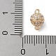 Латунные микро проложить кубического циркония магнитные застежки KK-U052-16G-3