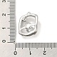 Латунные микро проложить кубического циркония подвески KK-H455-32P-3
