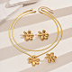 Серьги Flower 201 из нержавеющей стали TB0715-5
