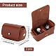 Мешочек для обручальных колец из искусственной кожи ABAG-WH0045-10B-2
