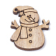 Неокрашенные деревянные подвески X-WOOD-S040-16-1