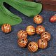 Круглые деревянные бусины WOOD-PH0008-55B-4