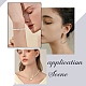 50 шт. латунные бусины с покрытием стойки KK-SC0005-14-5