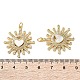Латунные микро проложить кубического циркония подвески KK-U070-27G-3