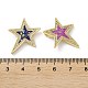 Латунные микропаве прозрачные подвески с фианитом KK-C045-24G-3