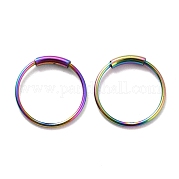 Серьги-кольца из нержавеющей стали 304 с ионным покрытием (IP) STAS-Z037-02MC