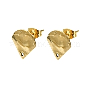 Фурнитура для сережек-гвоздиков из нержавеющей стали 304 STAS-L024-003G-04