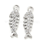 Латунные микро проложить кубического циркония подвески KK-E090-30P