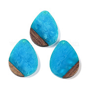 Подвески из смолы и дерева WOOD-F015-07C