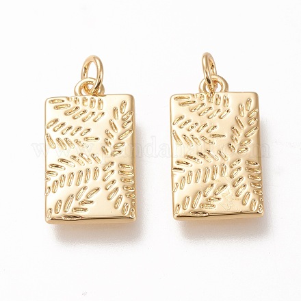 Латунные подвески KK-L006-033G-1