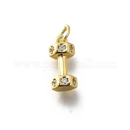 Латунные микро проложить кубического циркония подвески KK-P295-19G-1