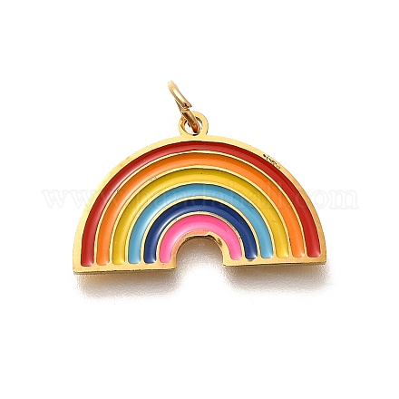 Эмалевые подвески из нержавеющей стали Pride 304 STAS-B079-01G-06-1