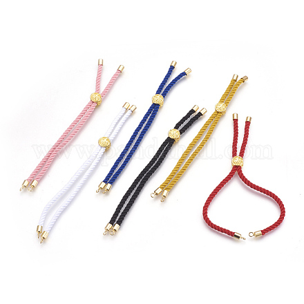 Изготовление браслетов из хлопка KK-F758-03-G-1