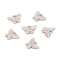Non-Tarnish 304 Stainless Steel Charms, Laser Cut, Butterfly, Stainless Steel Color, 8x10.5x0.8mm, Hole: 1.4mm