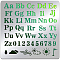 BENECREAT Alphabet Number Stencils, Reusable Weather Stainless Steel Stencils for Crafts and Painting On Wood, Floor, Tile, Wall, Furniture, 6x6 inch