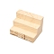 Wood Trapezoidal Rack Model, Micro Landscape Dollhouse Accessories, Pretending Prop Decorations, PapayaWhip, 110x76x80mm