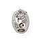 Rack Plating Brass Micro Pave Cubic Zirconia Beads, Cadmium Free & Lead Free, Long-Lasting Plated, Cloumn, Platinum, 6x5mm, Hole: 1.6mm