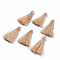 Polyester Tassel Pendant Decorations, BurlyWood, 30~35mm