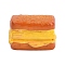 Resin Mini Model, Imitation Hamberger, Micro Landscape Decoration Accessories, Pretending Prop Decorations, 27x15.5x17.5mm
