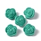Food Grade Eco-Friendly Silicone Beads, Rose, Light Sea Green, 20.5x12.5mm, Hole: 2mm