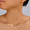Fashionable 18K Gold Plated 201 Stainless Steel Heart Pendant Necklace & Stud Earrings Set for Women