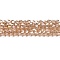 Transparent Electroplate Glass Beads Strands, AB Color Plated, Faceted, Bicone, Dark Goldenrod, 3.5~3.8x3mm, Hole: 0.8mm, about 107~110pcs/strand, 32.5~34cm