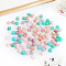 Imitation Jelly Acrylic Pendants, Heart, Mixed Color, 16x15x10mm, Hole: 3.6mm, 430pcs/500g
