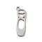 Non-Tarnish 304 Stainless Steel Pendants, Laser Cut, Ballet Shoes Charm, Stainless Steel Color, 25x8x1mm, Hole: 1.5mm